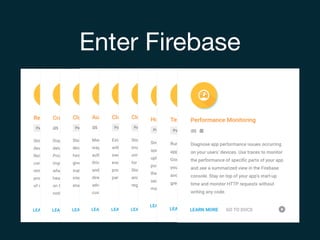 Enter Firebase
 