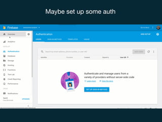 Maybe set up some auth
 