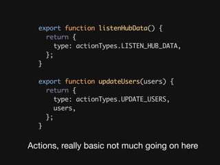 Actions, really basic not much going on here
 