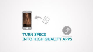 Turn specs into high quality apps