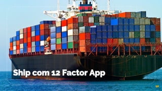 Ship com 12 Factor App
10
 