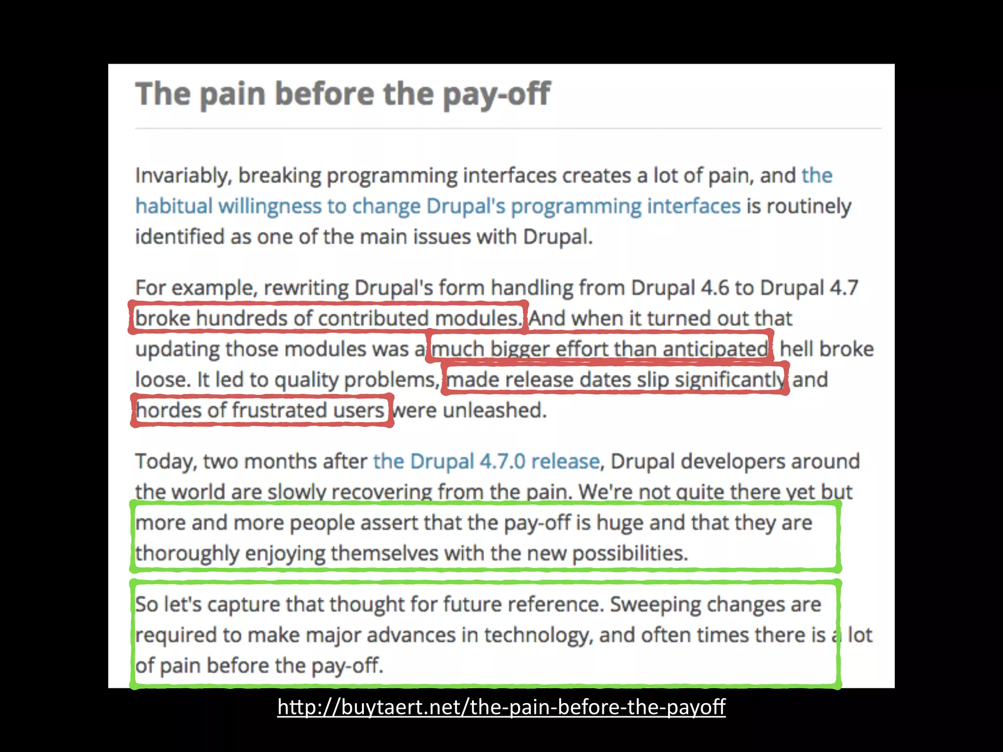 hNp://buytaert.net/the-­‐pain-­‐before-­‐the-­‐payoﬀ 