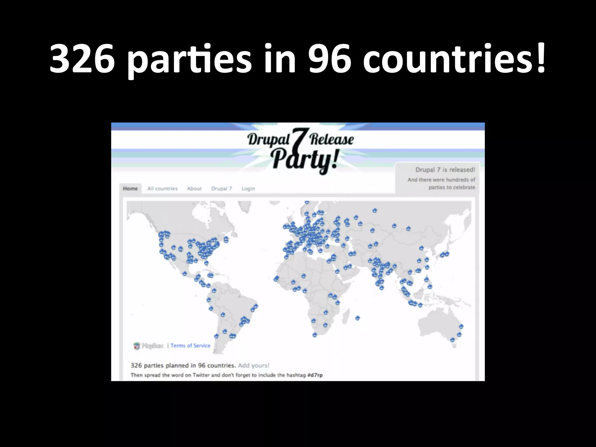 326  parVes  in  96  countries! 