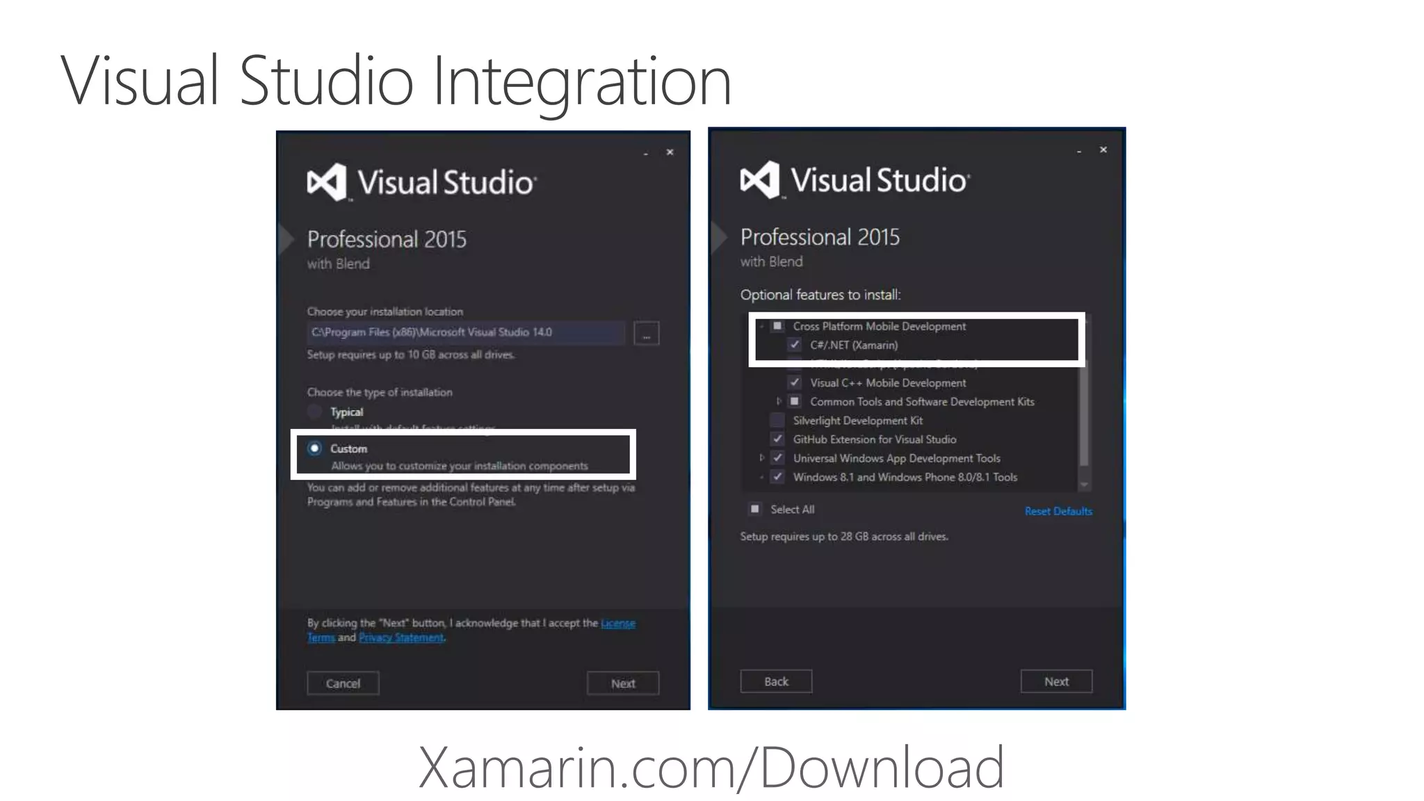 Xamarin.com/Download 
