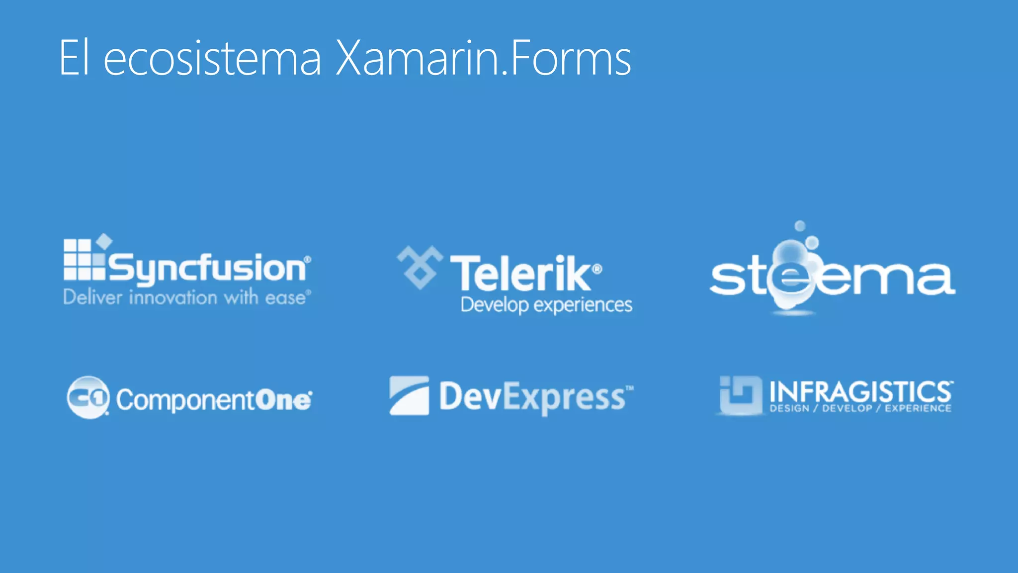 El ecosistema Xamarin.Forms 