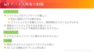 © 2018, Amazon Web Services, Inc. or its Affiliates. All rights reserved.
IoT
 