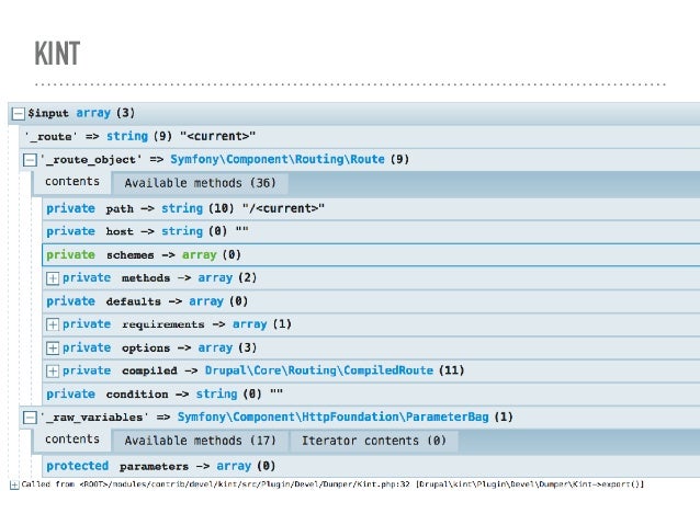 drupal devel list not showing on crtain pages