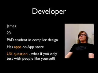 DevDays Games UX Talk