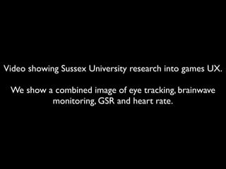 DevDays Games UX Talk