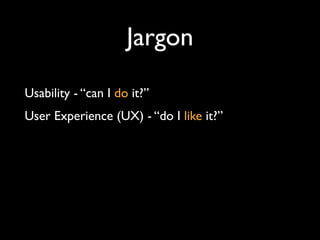 DevDays Games UX Talk