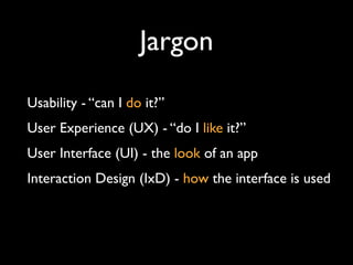 DevDays Games UX Talk