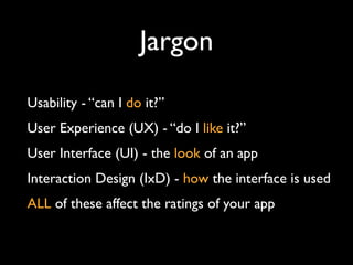 DevDays Games UX Talk
