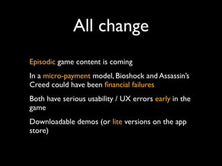 DevDays Games UX Talk