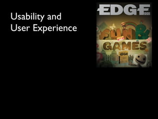 DevDays Games UX Talk