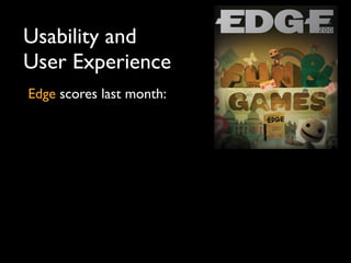 DevDays Games UX Talk