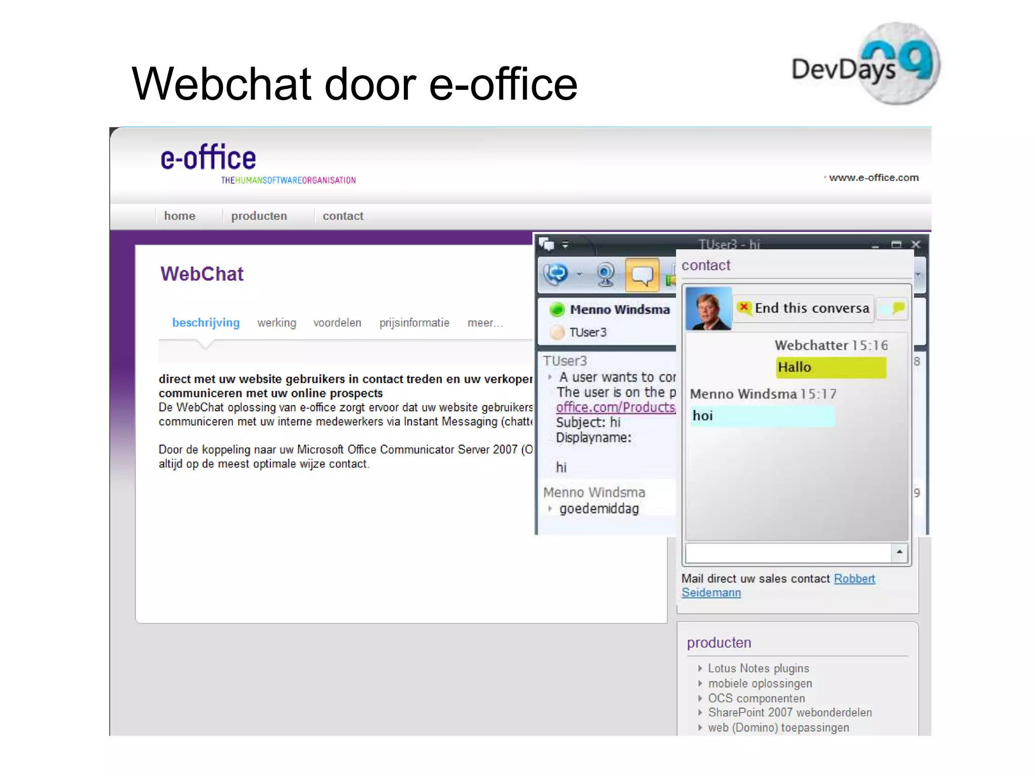 Dev Days Unified Communications Development
