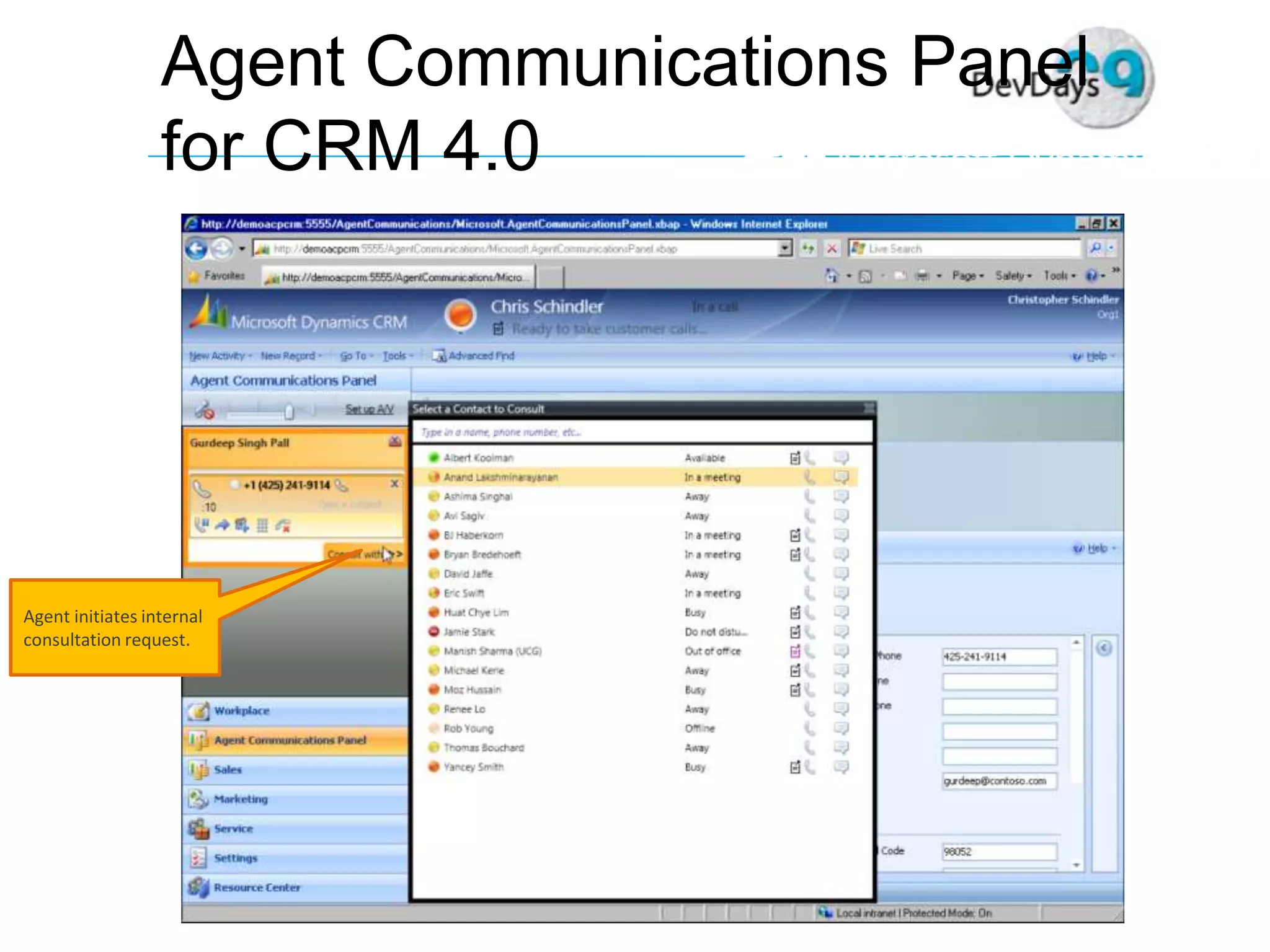 Dev Days Unified Communications Development