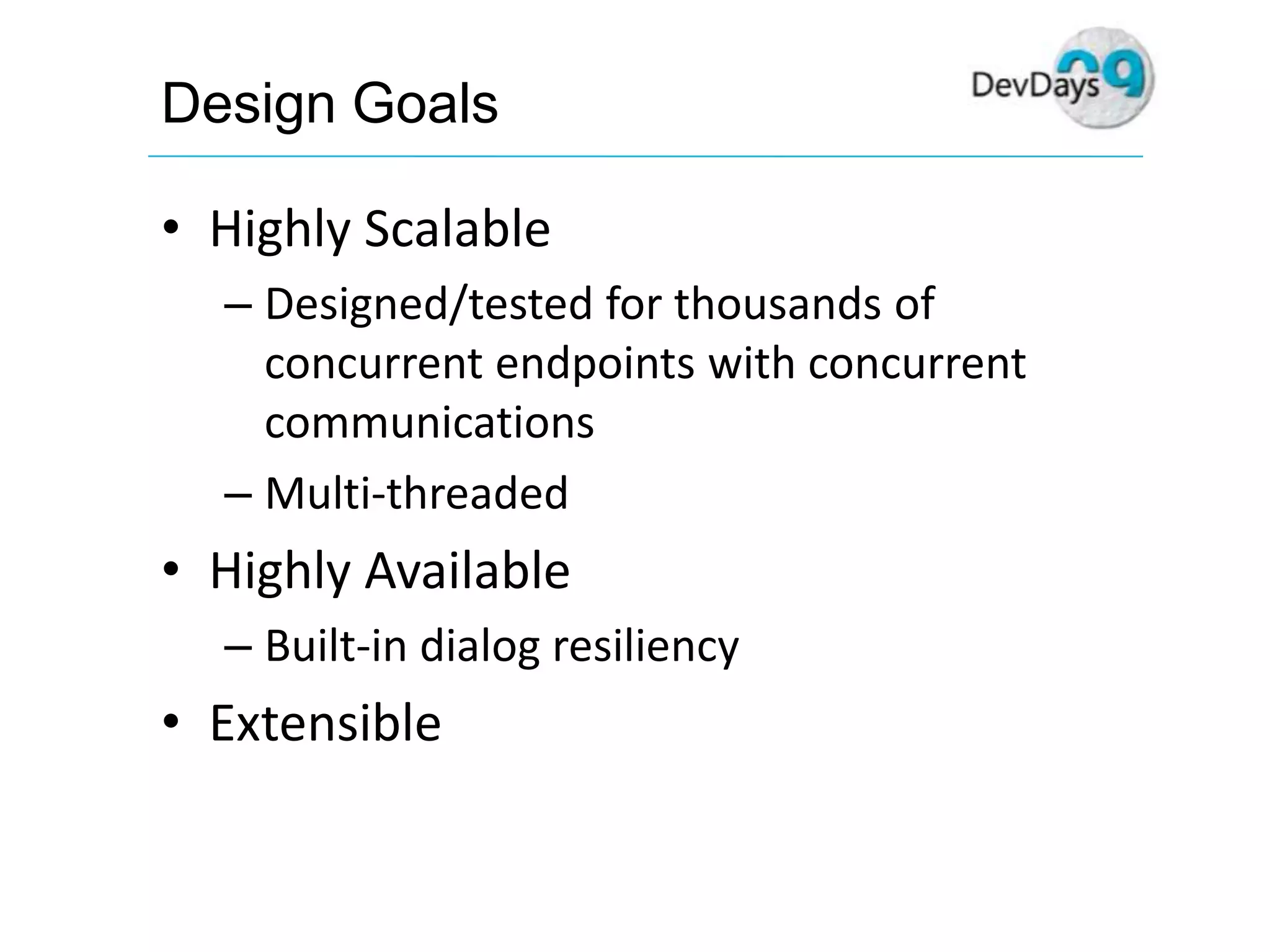Dev Days Unified Communications Development