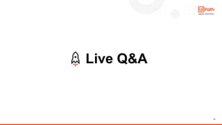 14
Live Q&A
 