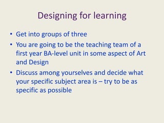 Managing critsYour experiences…