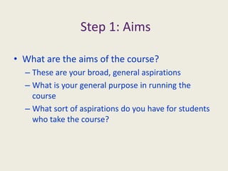 Designing for learningGet into groups of threeYou are going to be the teaching team of a first year BA-level unit in some aspect of Art and DesignDiscuss among yourselves and decide what your specific subject area is – try to be as specific as possible