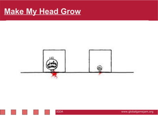 Make My Head Grow IGDA                                                          www.globalgamejam.org 