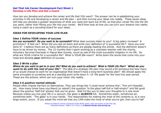 Job Hunt - 10 Life Changing Ideas for success in your job hunt