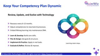 Develop and Implement a Maintenance Competency Plan | Build Skilled ...