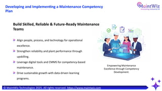 Develop and Implement a Maintenance Competency Plan | Build Skilled ...