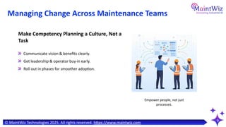 Maintenance Competency Examples Develop and Implement a Maintenance Competency Plan | Build Skilled ...