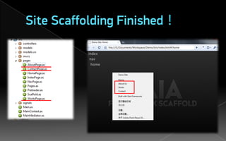Site Scaffolding Finished！
 
