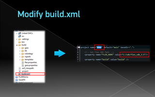 Modify build.xml
 