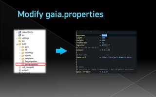 Modify gaia.properties
 