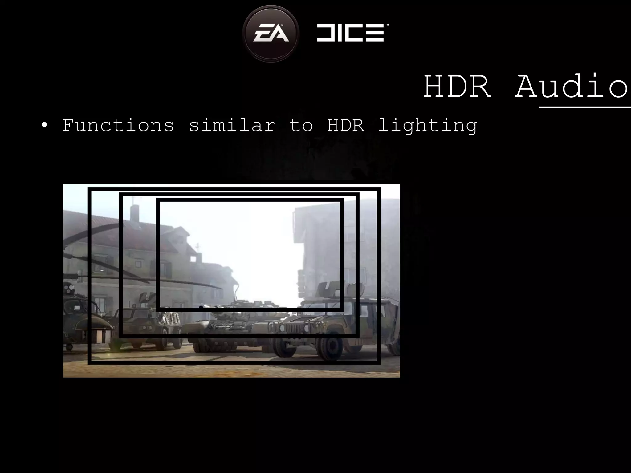 HDR Audio Functions similar to HDR lighting