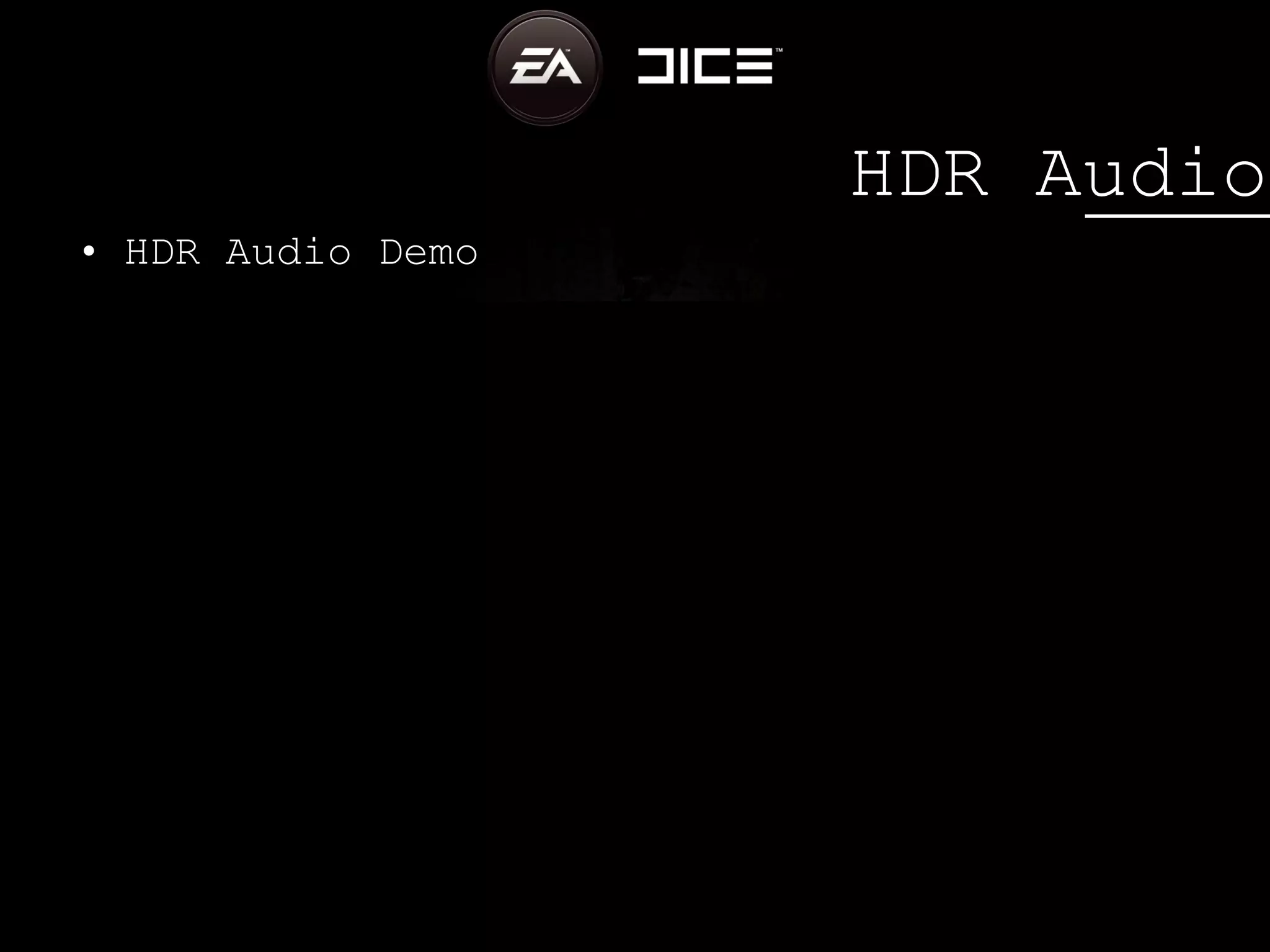 HDR Audio Demo HDR Audio