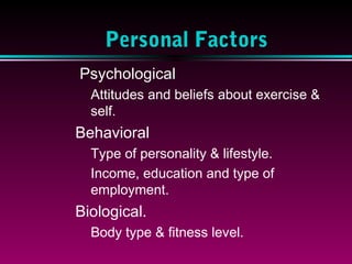 personal fitness development