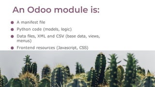 Develop an App with the Odoo Framework.pptx
