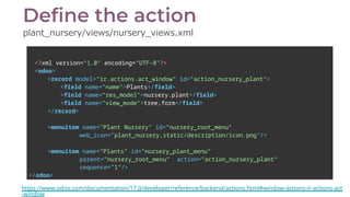 Develop an App with the Odoo Framework.pptx