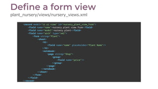 Develop an App with the Odoo Framework.pptx