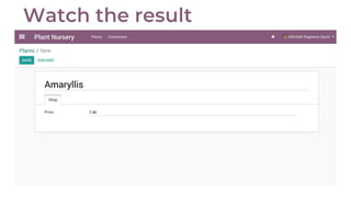 Develop an App with the Odoo Framework.pptx