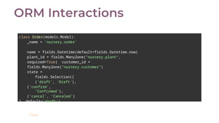 Develop an App with the Odoo Framework.pptx