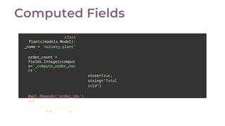 Develop an App with the Odoo Framework.pptx