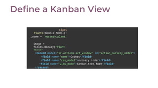 Develop an App with the Odoo Framework.pptx