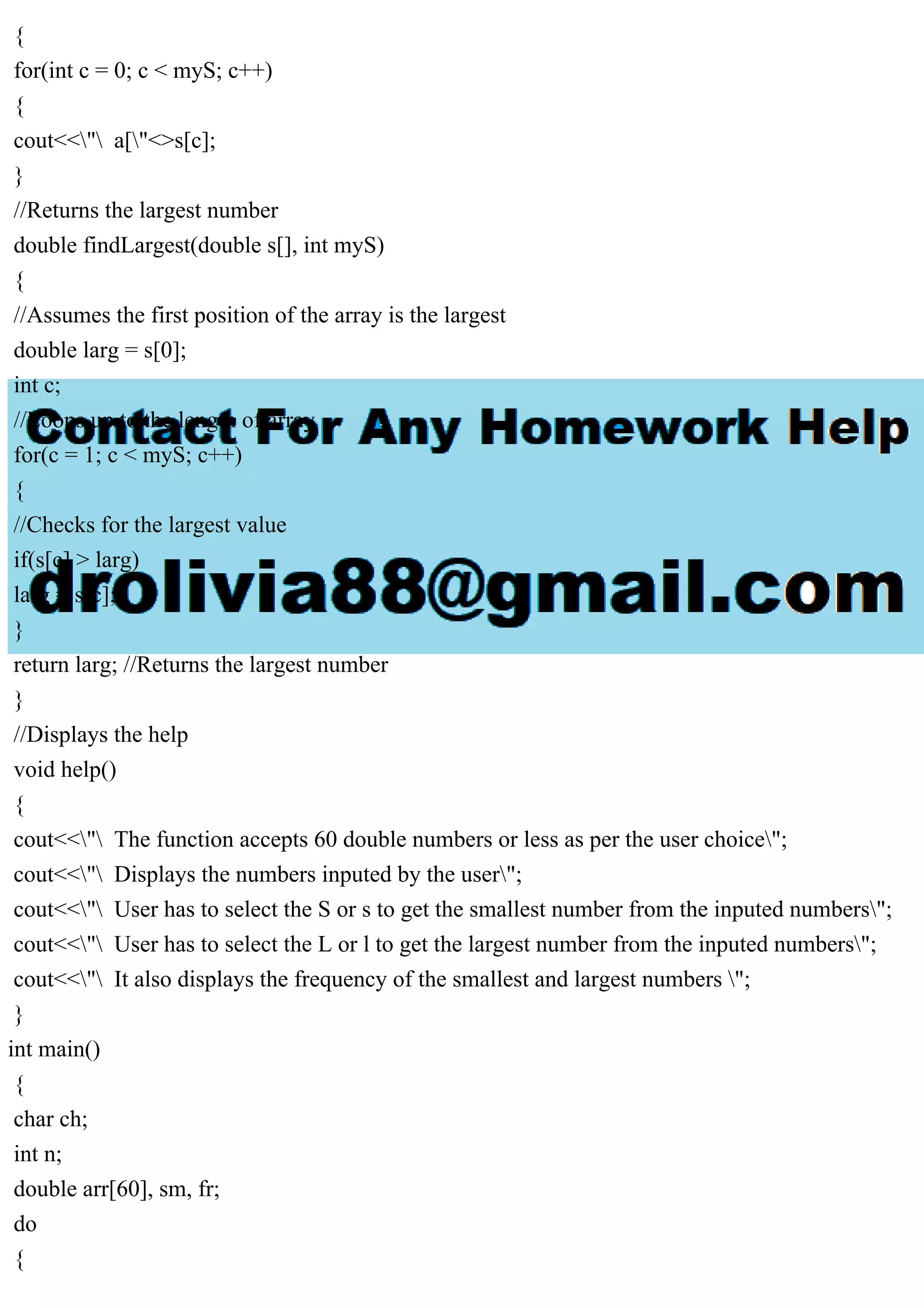 Develop a system flowchart and then write a menu-driven C++ program ...
