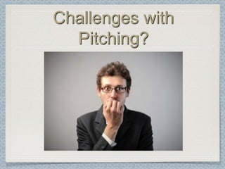 Challenges with
Pitching?
 