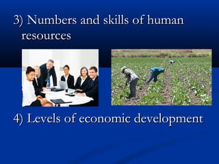 Developed and developing countries lecture | PPT