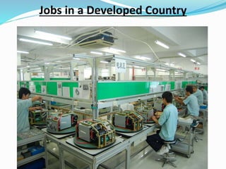 Developed vs. developing (pictures) | PPTX