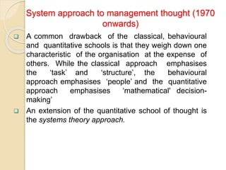 Systems Theory
Resources
 Labor
 Materials
 Capital
 Machinery
 Information
Managerial and
Technological
Abilities
 ...