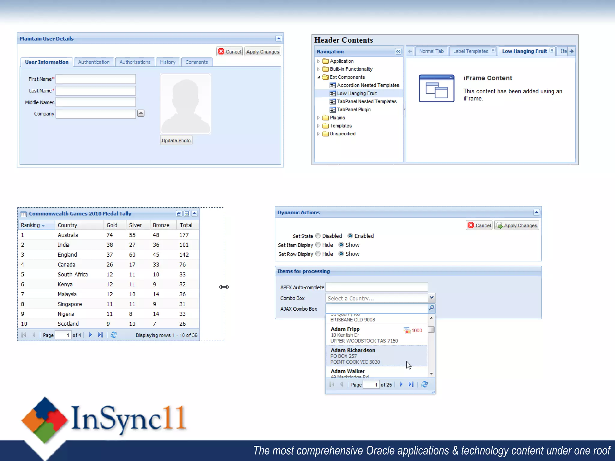 The most comprehensive Oracle applications & technology content under one roof
 