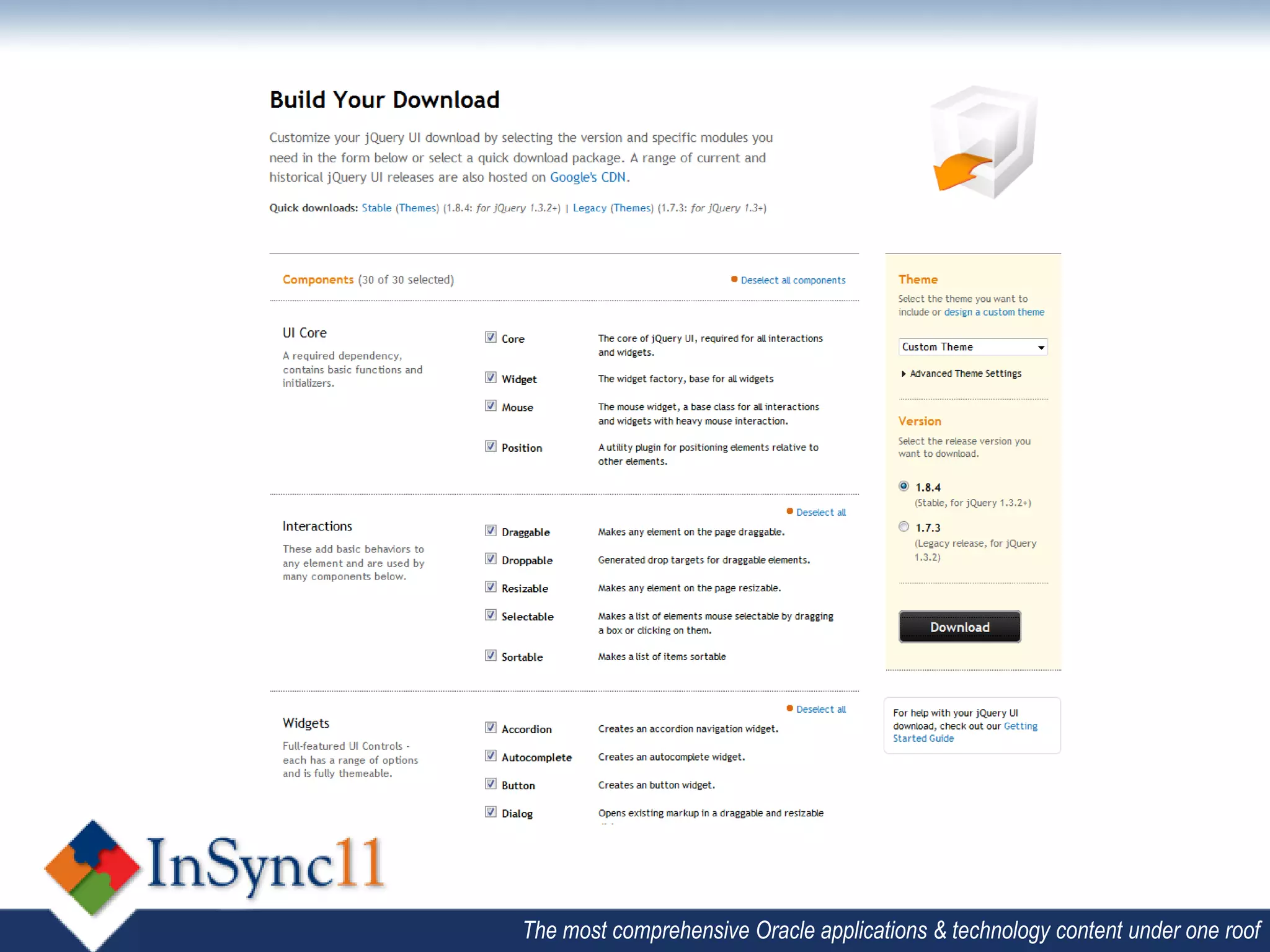 The most comprehensive Oracle applications & technology content under one roof
 